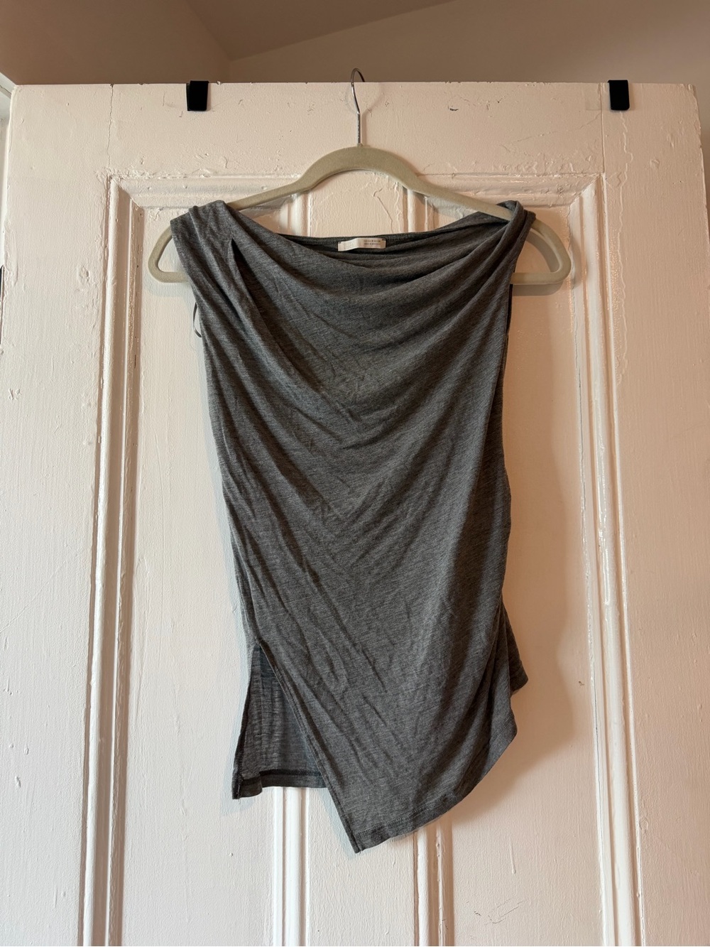 Zara Gray Draped top
